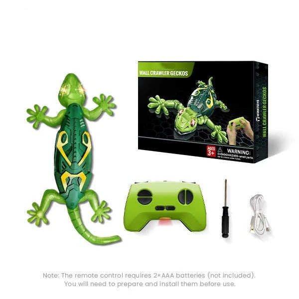 The Gecko That Climbs Walls! – Remote Control Robot Lizard with Glowing Eyes & 360° Adventure Fun
